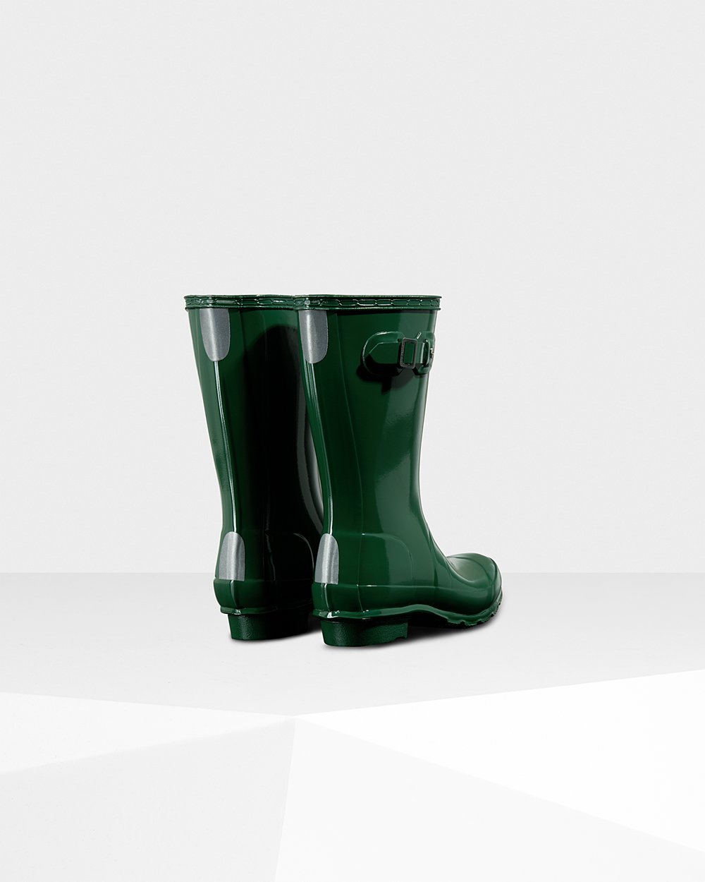 Kids Hunter Rain Boots Green - Original Big Gloss - 8546709-CG